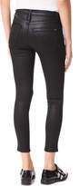 Thumbnail for your product : James Jeans Coated Twiggy Ankle Zip Leggings