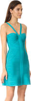 Thumbnail for your product : Herve Leger Fitted Sleeveless Dress