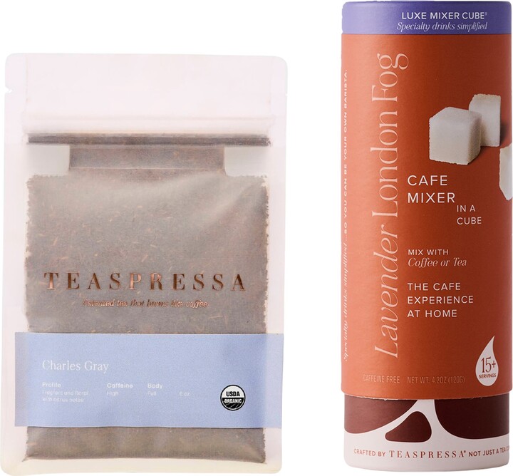Teaspressa Lavender London Fog Tea & Mixer Gift Set