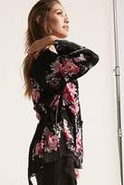 Thumbnail for your product : Forever 21 Honey Punch Satin Floral Top