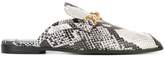 Thumbnail for your product : Stella McCartney python-effect mules