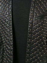 Thumbnail for your product : Balmain micro studded open blazer