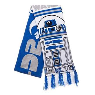 Star Wars R2D2 Droid Blue And Grey Jacquard Scarf