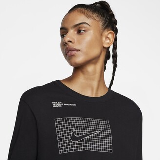 Nike Sportswear House of Innovation Women's Long-Sleeve Crop T-Shirt -  ShopStyle Activewear Tops