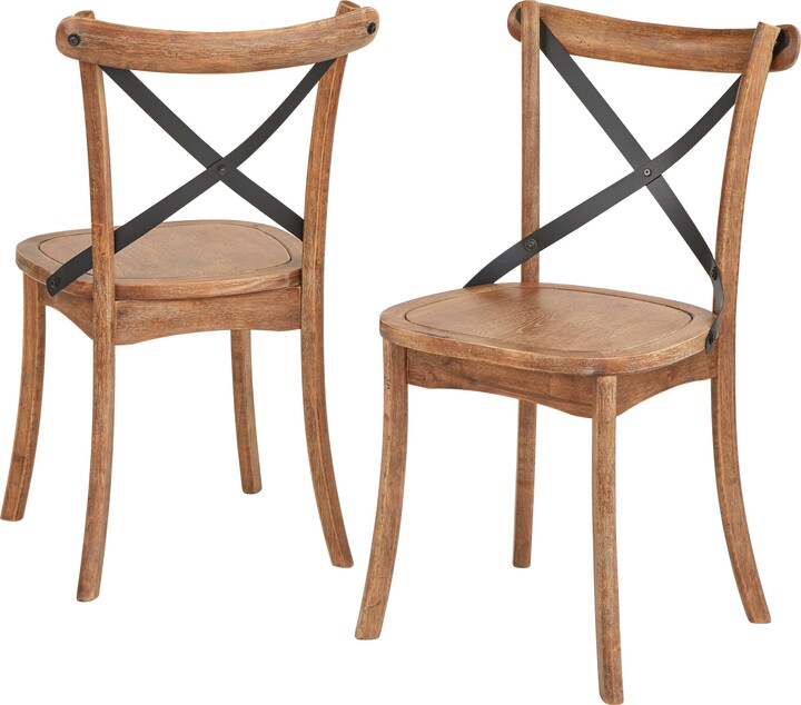Simple Living Constance XBack Dining Chairs ShopStyle