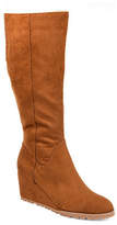 Thumbnail for your product : Journee Collection Womens Parker Wide Calf Wedge Heel Zip Dress Boots
