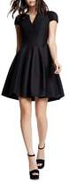 Thumbnail for your product : Halston Dress - Short Sleeve Notched Neck Tulip Skirt