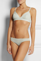 Thumbnail for your product : Stella McCartney Viola Dozing mesh and stretch-jersey soft-cup bra