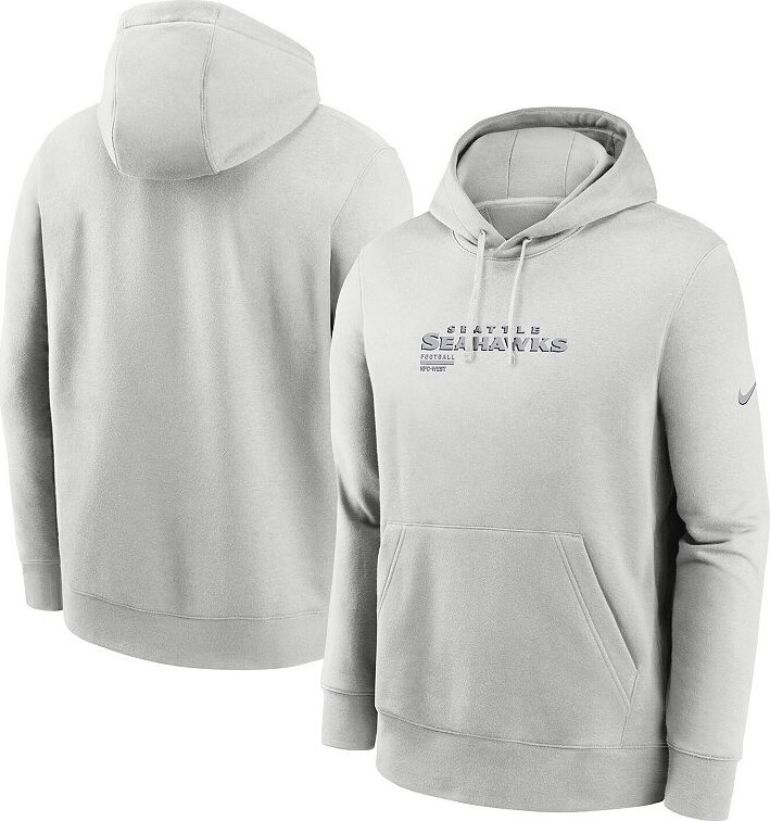Men's Nike Gray Seattle Seahawks Edge Pack French Terry Club Pullover Hoodie