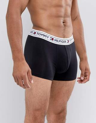 Tommy Hilfiger authentic trunks white waistband in black