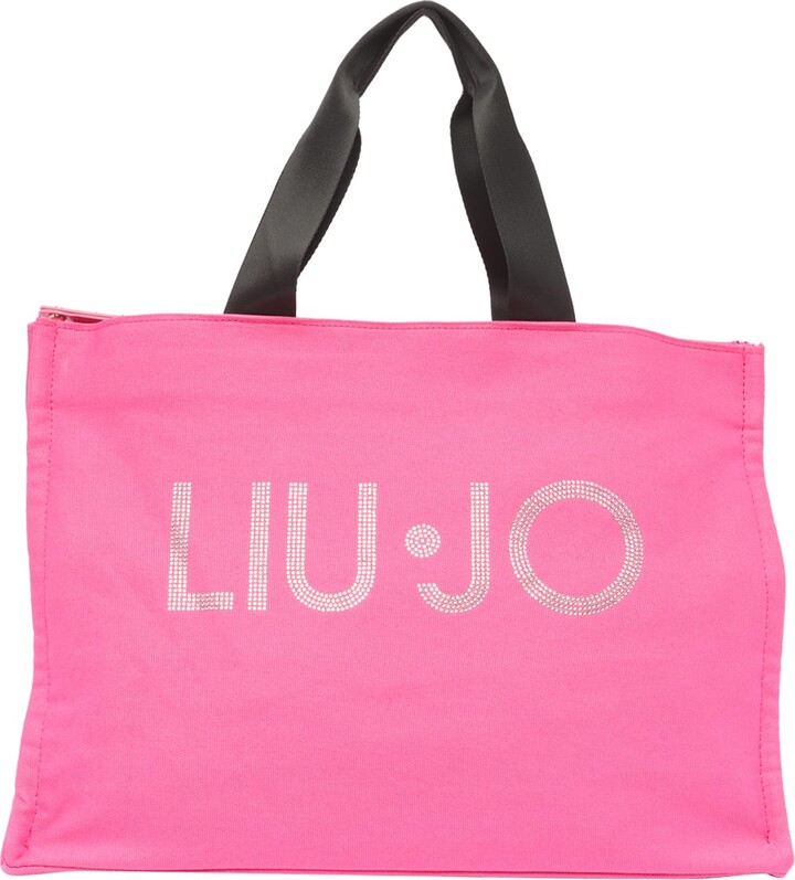 Lui Jo eco-leather shoulder bag for girls Black/Logo