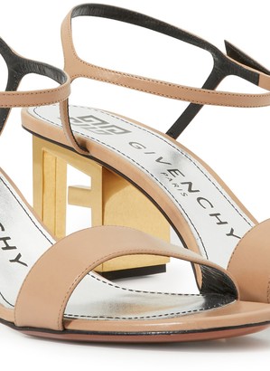 Givenchy Triangle cutout heel leather sandals
