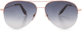 Thumbnail for your product : Victoria Beckham Petite Aviator Sunglasses