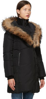 Thumbnail for your product : Mackage Black Down & Fur Classic Kay Parka