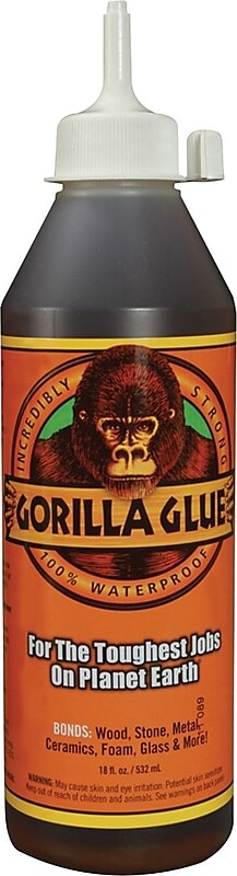 Gorilla Tough Liquid Super Glue, 18 oz., Tan, (ADHGG16)