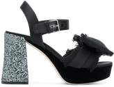 Thumbnail for your product : Miu Miu bow detail sandals