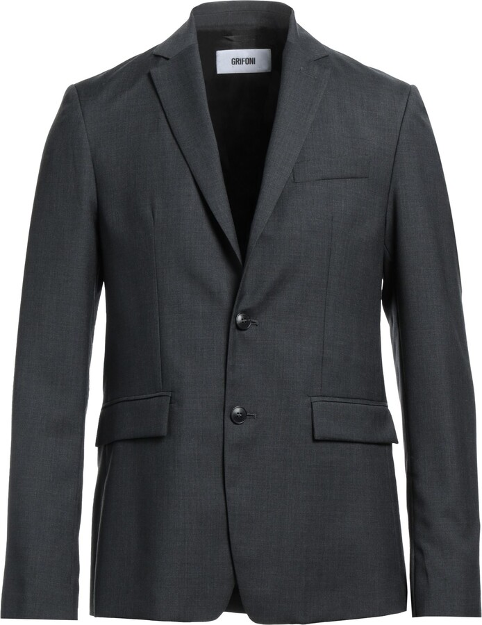 Grifoni Blazer Steel Grey - ShopStyle Suits