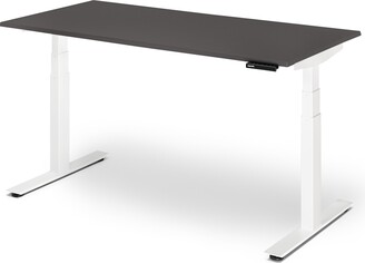 Ergonofis The Shift Desk 2.0 - Graphite Grey / Black Frame / 30"x72"