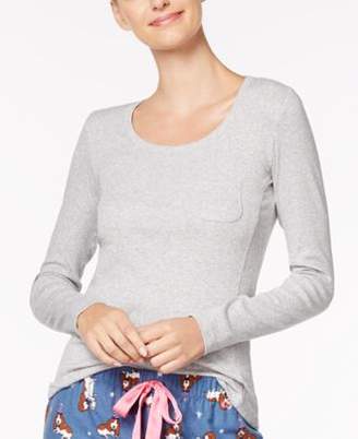 Jenni by Jennifer Moore Ribbed Pajama Top, Created for Macy's