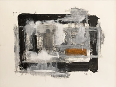 One-of-a-Kind Original Untitled 69 by J. Kent Martin - Unframed Painting on Paper