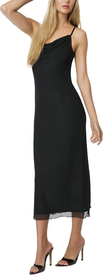 Bebe Powermesh Maxi Slip Dress
