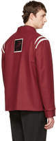 Thumbnail for your product : Lanvin Red Wool Lobster Bomber Jacket