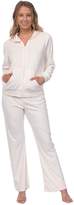 Thumbnail for your product : Gardenia Pink Lady Womens Soft Velour Zip Hoodie and Bottoms Lounge Tracksuit (Gardenia, M)