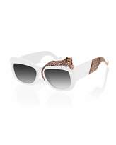 Thumbnail for your product : Karlsson Anna-Karin Rose Et La Mer Leopard Sunglasses, White
