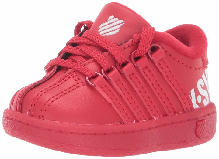 all red k swiss shoes