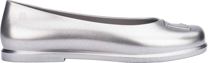 Ruby X Marc Jacobs Ballet Style Flat - Silver Grey