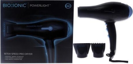 Bio Ionic Powerlight Pro-Dryer - Black by for Women - 1 Pc Hair Dryer