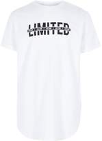 Thumbnail for your product : River Island Boys white 'limited' print T-shirt