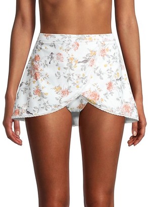 WeWoreWhat Floral Skirt Bikini Bottom