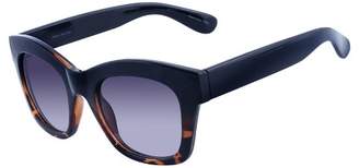 Women's Medium Cateye Sunglasses - Black to Tortoise Gradient