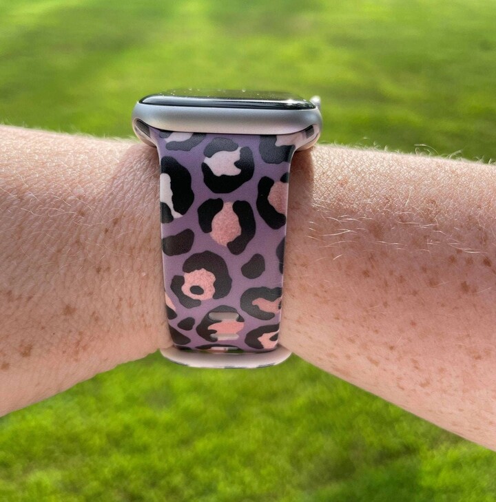 Leopard Watch Band Compatible With Apple Samsung Garmin