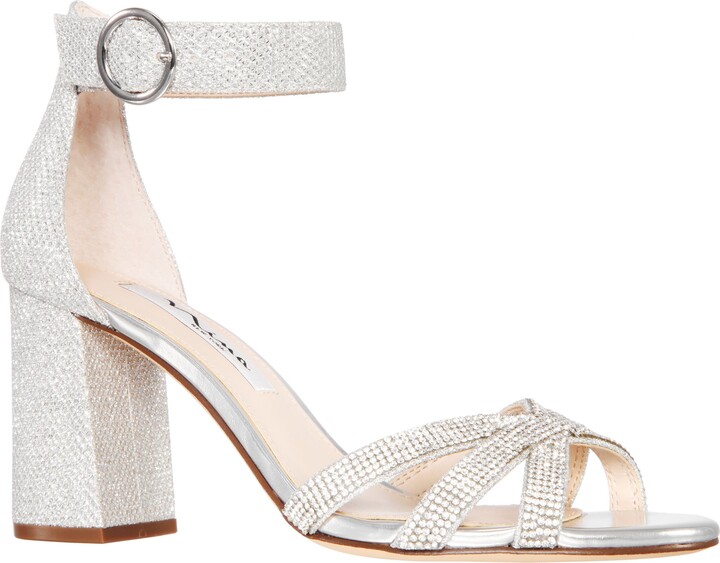nina silver heels