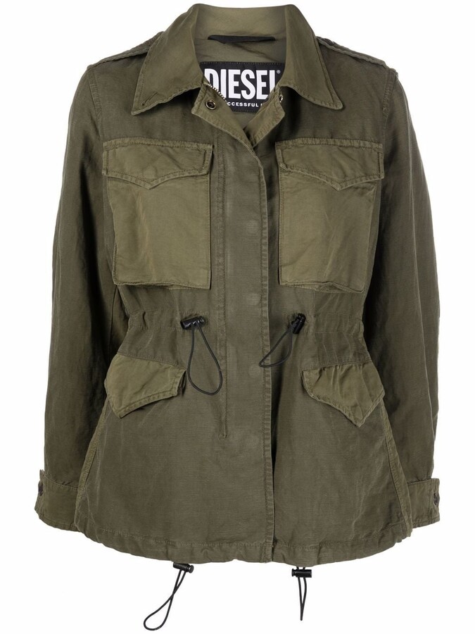 khaki cargo jacket