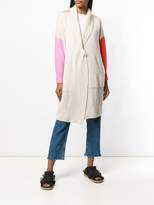 Thumbnail for your product : Tsumori Chisato longline colour block cardigan