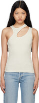 Thumbnail for your product : AGOLDE Off-White Athena Tank Top