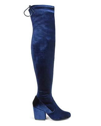Simply Be Irina Boots Wide Fit Super Curvy Calf