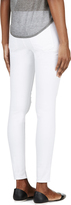 Thumbnail for your product : Frame Denim White Distresssed Le Color Rip Jeans