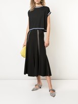 Thumbnail for your product : Derek Lam Two-Fabric Top