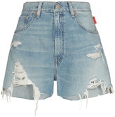 Thumbnail for your product : Denimist Mid-Rise Cut-Off Shorts