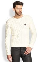 Thumbnail for your product : The Kooples SPORT Stretch-Wool Cable Knit Sweater
