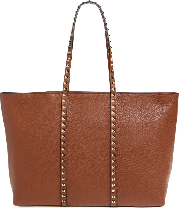 Valentino Garavani Medium Rockstud Leather Tote