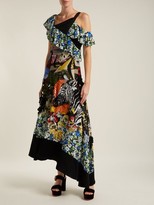 Thumbnail for your product : Mary Katrantzou Carmen Sequin-embellished Silk-chiffon Dress - Multi