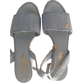 Thumbnail for your product : Chanel Denim Sandals