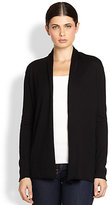 Thumbnail for your product : White + Warren Essential Open Cardigan