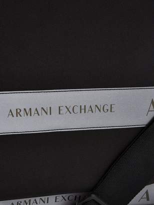 Armani Exchange Reflective Messenger Bag - Black