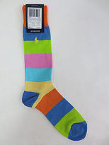Thumbnail for your product : Polo Ralph Lauren Men's Rugby Stripe Socks in Orange Multi Sz 10-13 /Single Pair